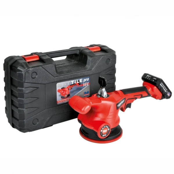 Ventuza electrica vibranta cu acumulator MONTOLIT Battile Pro  Li-ion 16V 2 Ah - imagine 2