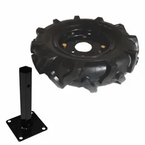 Roata cauciuc BISONTE Agro Garden cu janta 4.00-8 include tub hexagonal Ø 23 mm