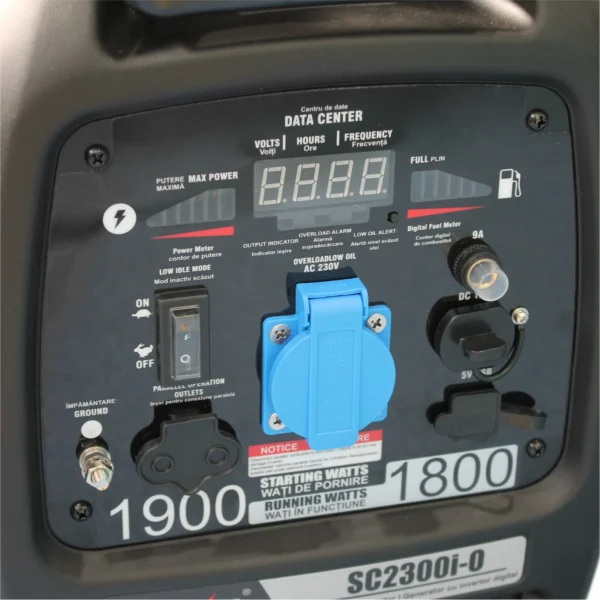 Generator inverter SENCI SC2300i-O putere maxima 2.1 kW 230V insonorizat - imagine 2