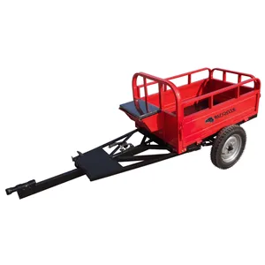 Remorca motocultor BISONTE Agro Garden BTA-500R capacitate 500 kg, dimensiuni 1.250 x 800 x 500 mm