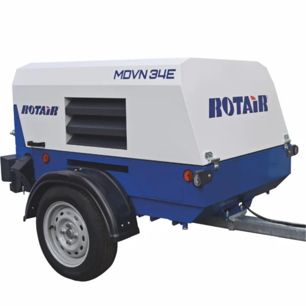Motocompresor ROTAIR MDVN 34E debit 3400l/min presiune 7 bar motor electric Siemens 25 KW - imagine 2