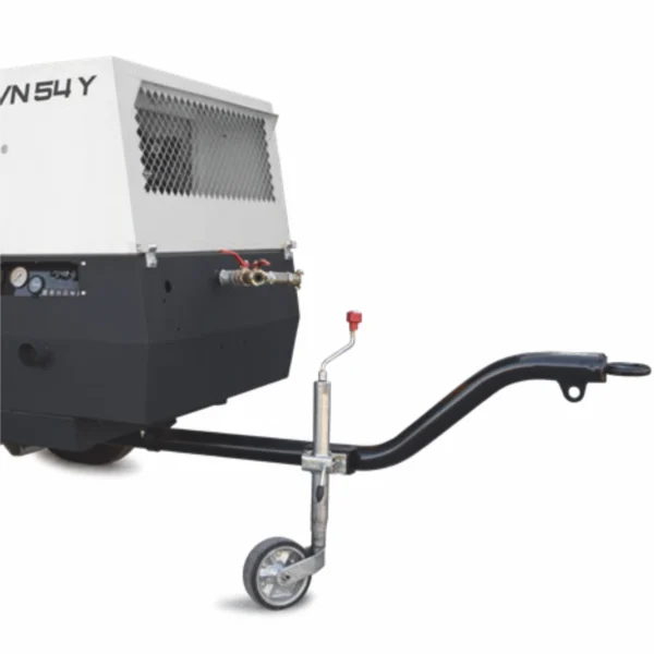 Motocompresor ROTAIR MDVN 54Y 5400l/min 7bar motor YANMAR cu bara tractare fixa doar pentru santier - imagine 2