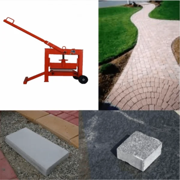 Ghilotina pentru prefabricate BISONTE GP42 lungime de taiere 420 mm - imagine 2