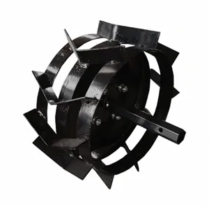 Roata metalica 4.00-8 BISONTE Agro Garden cu manicot, ax hexagonal Ø 23 mm