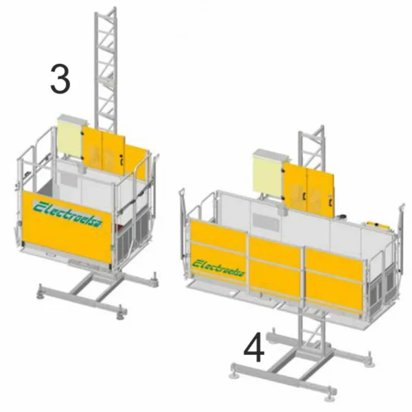 Bob lift ELECTROELSA ELSA PM-M10 230V inaltime maxima 160 m sarcina maxima 1000 kg - imagine 2