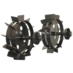 Set roti metalice si plug BISONTE Agro Garden pentru BTA-SP360