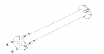 Distantier – prelungitor 330 mm pentru ranforsare panouri sprijinire, greutate 8.8 kg