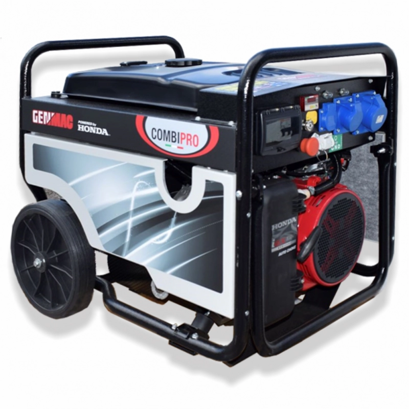 Generator de curent GENMAC CombiPro RG5000HEC-M P maxim 4,6 kW 230V motor Honda GX270 DE