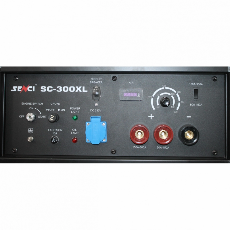 Generator de curent si sudura SENCI SC-300XL putere maxima 3.5kW 230V curent sudura 300A DE - imagine 2