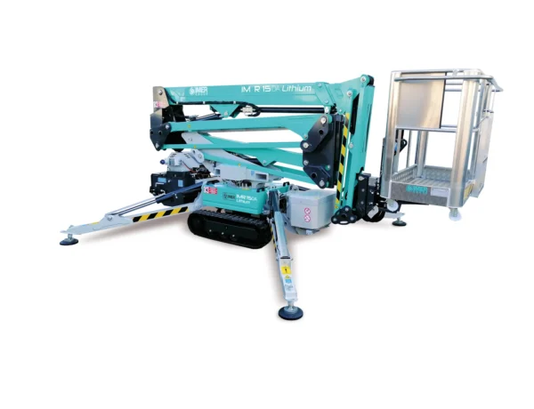 Nacela cu senile tip spider IMER ACCESS IM R15 DA LITHIUM H lucru 15.1 m sarcina maxima 230 kg - imagine 2