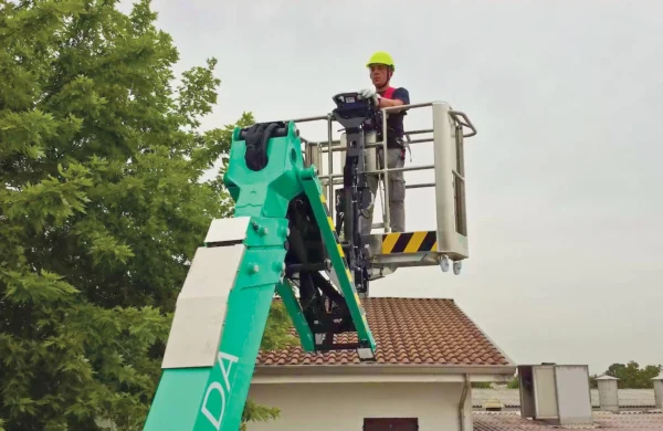 Nacela cu senile tip spider IMER ACCESS IM R23 DA H lucru 22.9m/maxim 230kg, Honda iGX 800 20cp - imagine 2
