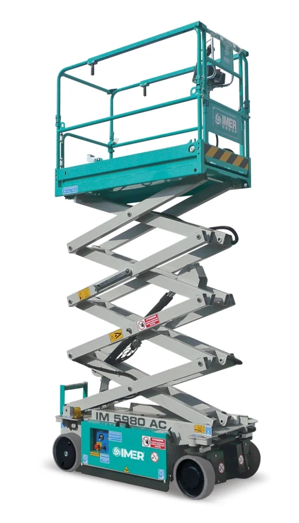 Nacela foarfeca IMER ACCESS IM5980 AC int/exterior H lucru 7.8 m sarcina 230kg motor electric 2.4KW
