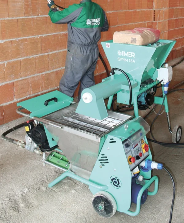 Mixer continuu cu pompa apa IMER SPIN 15A 230V 1,4 KW - imagine 2