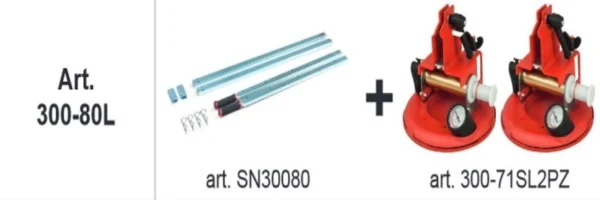 Sistem complet Montolit SUPERLIFT 300-80L-S pentru ridicare/montare placi ceramice - imagine 2