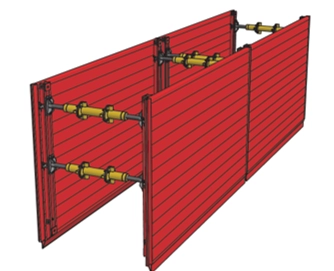 Panou sprijinire maluri CONDOR MA 1200 h 1.200 x L 3.000 mm