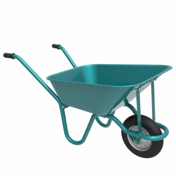 RS Roaba BISONTE 100 l vopsita Turquoise, roata plina PVC, 11.50 kg