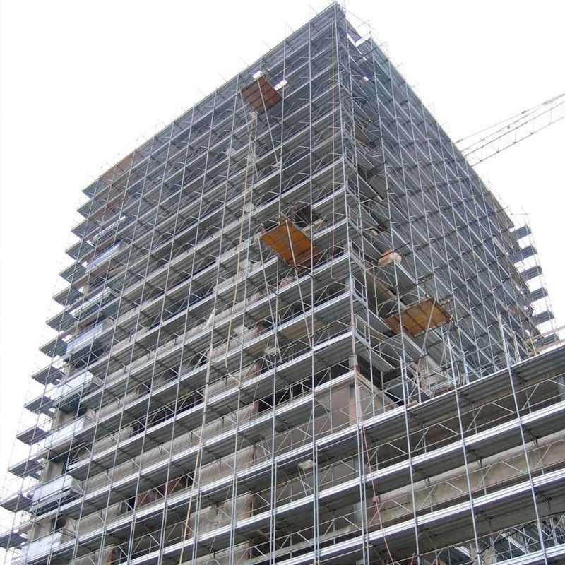 Schela CONDOR Omega 1080 mp, 1.8 x 1.05 x 2.0 m cu pivot, podea din otel zincat, L 36 m / H 30 m - imagine 2