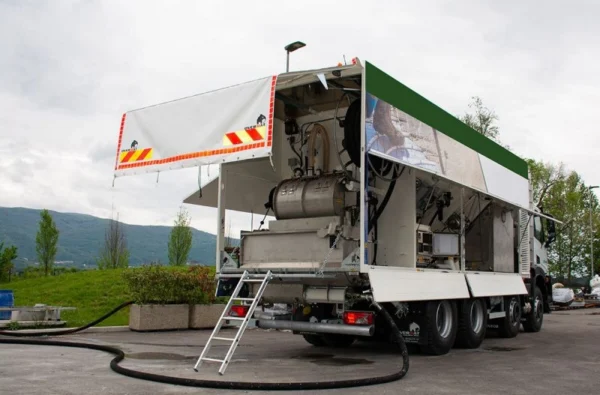 Statie mobila pentru beton/sapa usoara spumanta – OVERMAT Seria A