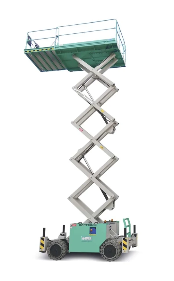 Nacela foarfeca IMER ACCESS IM11180E Hlucru 12.8m/600kg motor Electric 7.2kW – fara stabilizatori